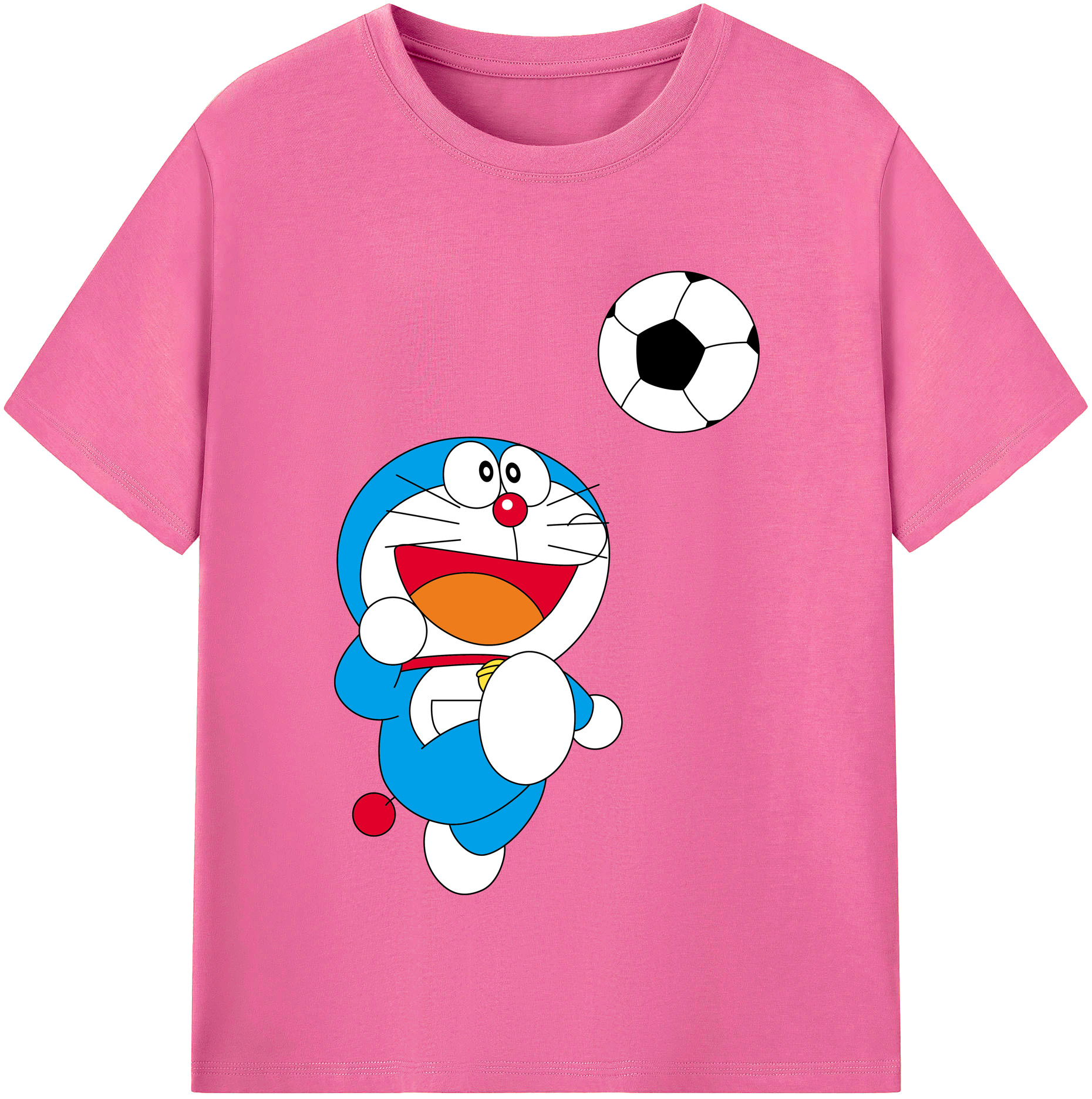 （画像用） ドラえもん Doraemon レディースカジュアルプリントTシャツ（綿100％）